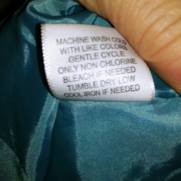 EUC blue & gray plaid pea coat sz XL - Picture 5 of 5